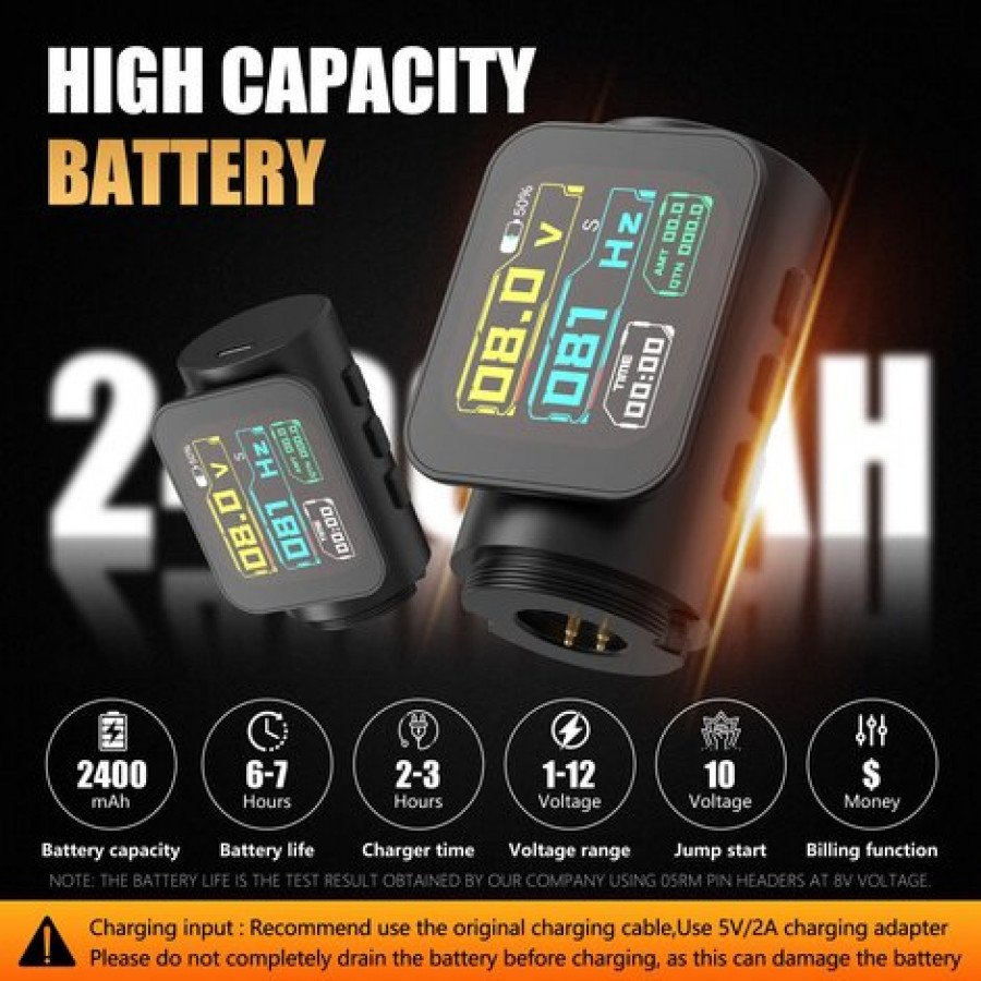Тату машинка Ambition Zetton Pro 4.0мм + 3.5мм - Silver